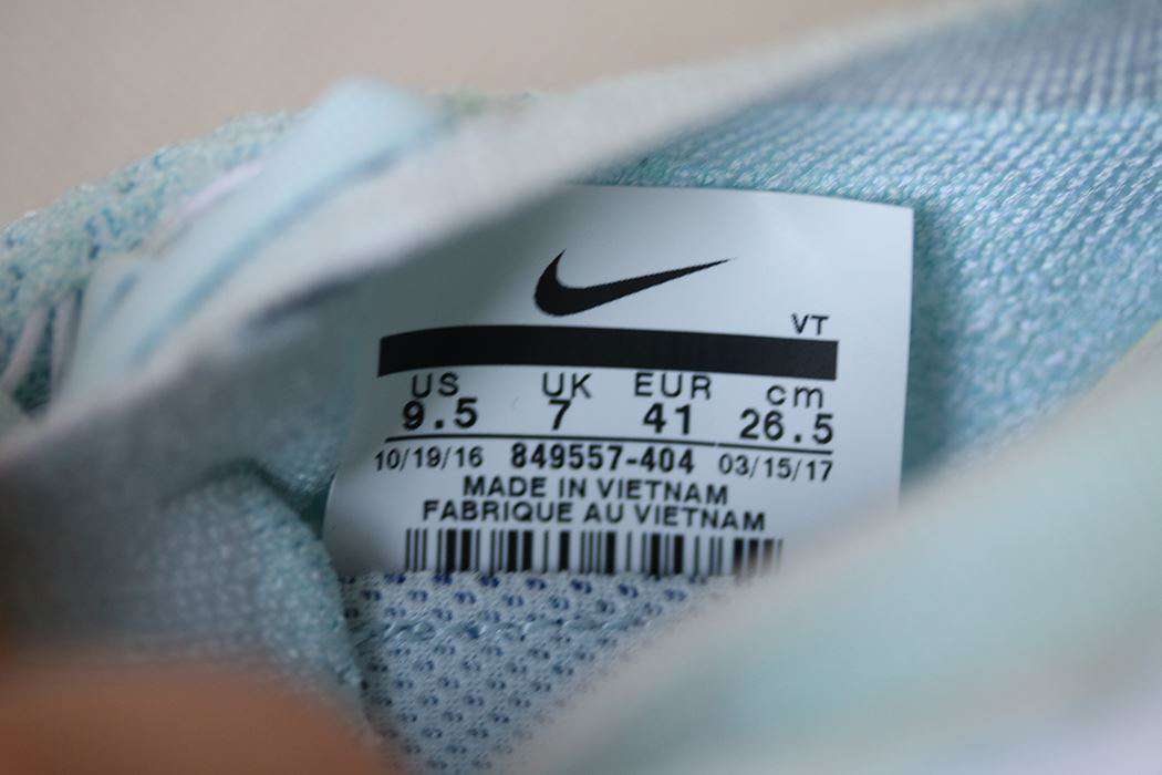 NIKE AIR VAPORMAX FLYKNIT GLACIER BLUE SNEAKERS EU 41 UK 7 US 9.5 - Image 8