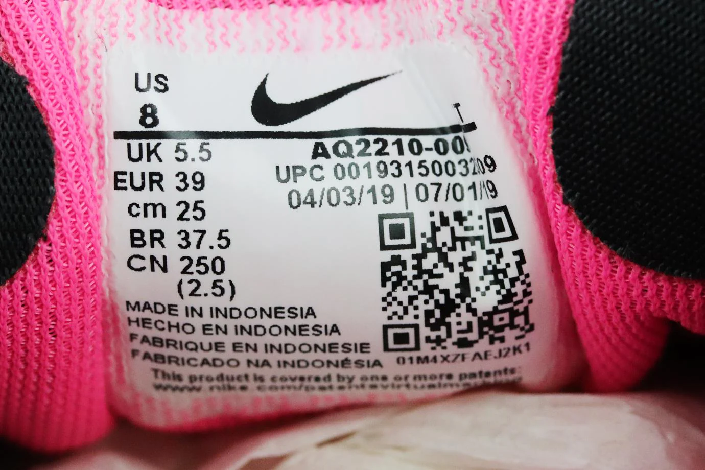 NIKE AIR ZOOM PEGASUS 36 MESH SNEAKERS EU 39 UK 5.5 US 8 - Image 6