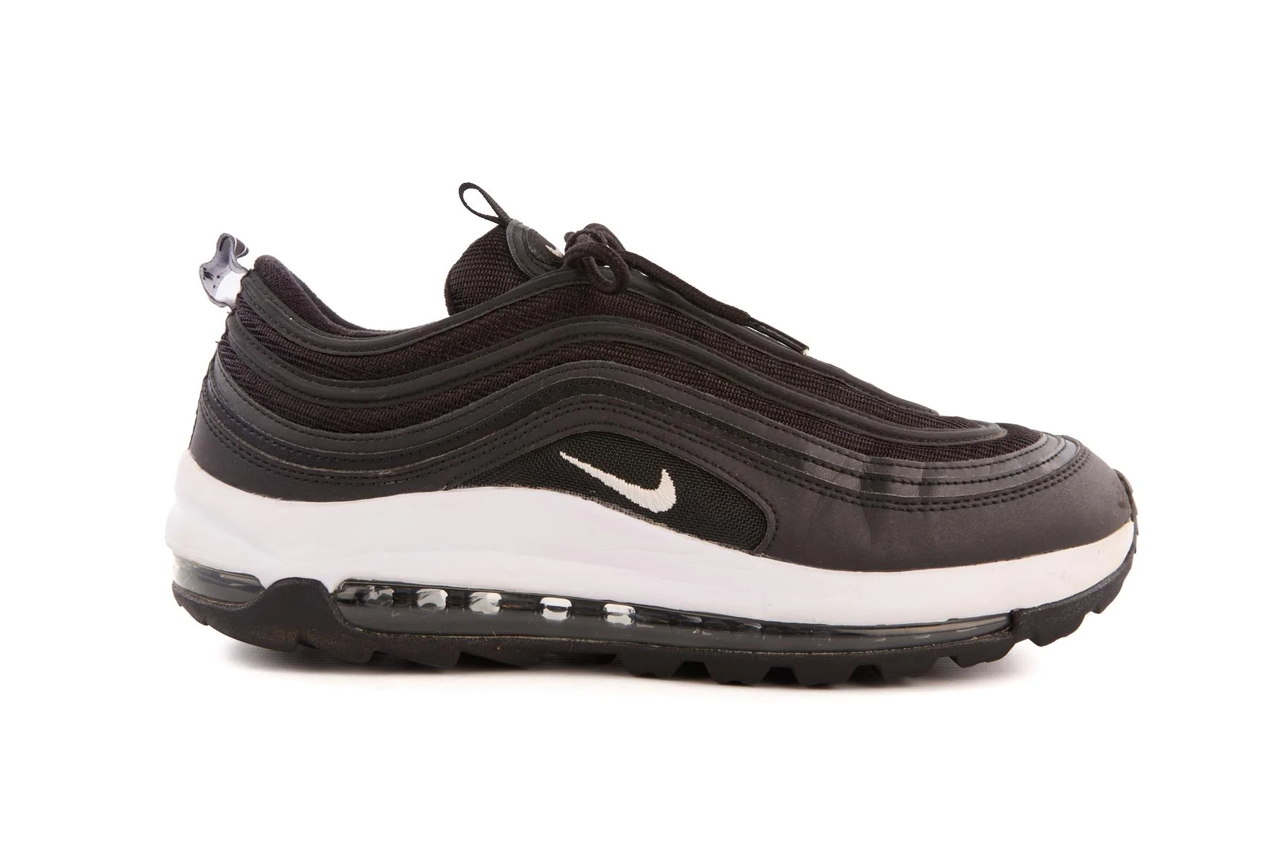 NIKE BLACK MEN'S AIR MAX SNEAKERS UK 9.5 EU 44.5 US 10.5 - Image 2