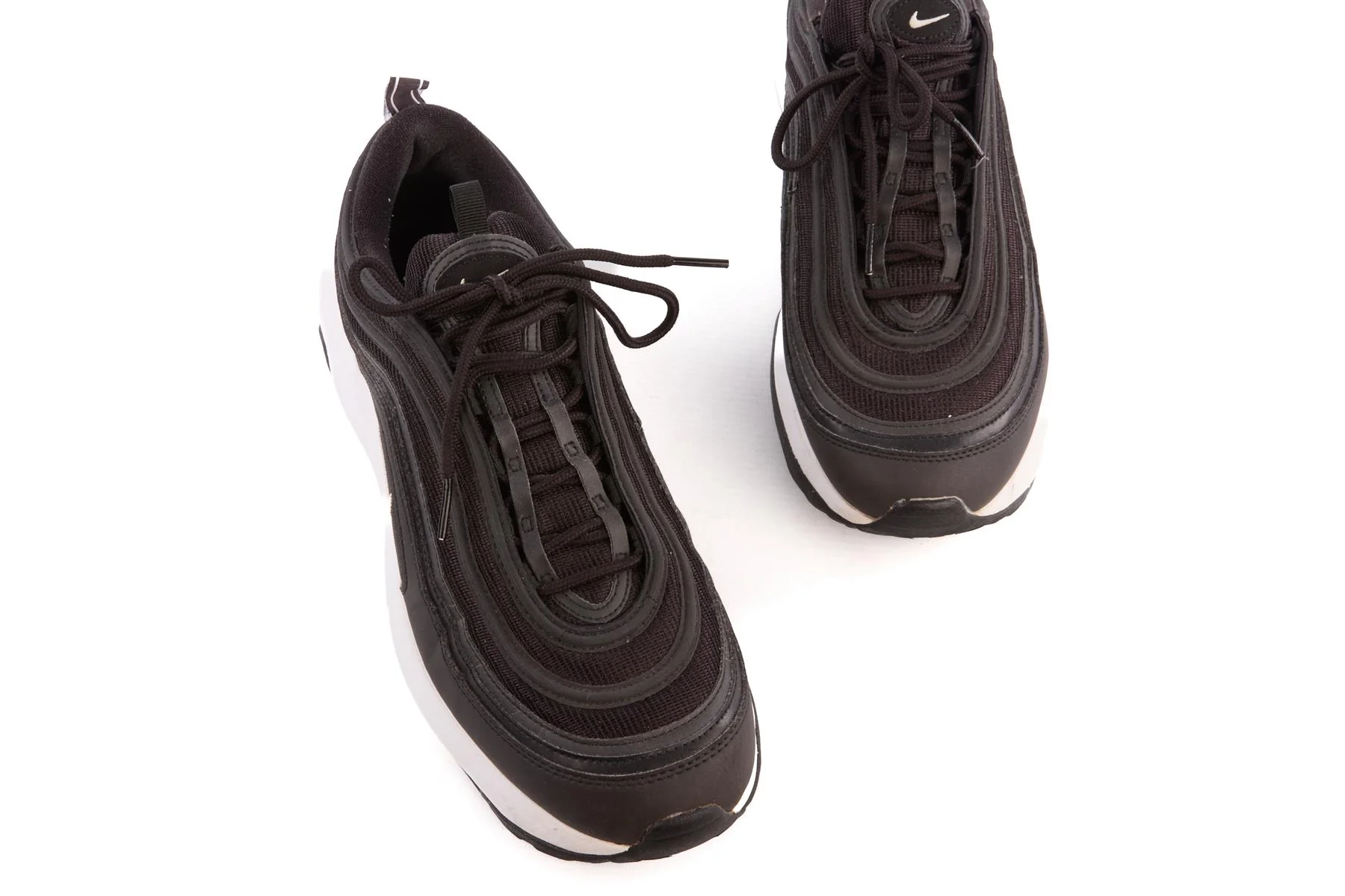 NIKE BLACK MEN'S AIR MAX SNEAKERS UK 9.5 EU 44.5 US 10.5 - Image 4