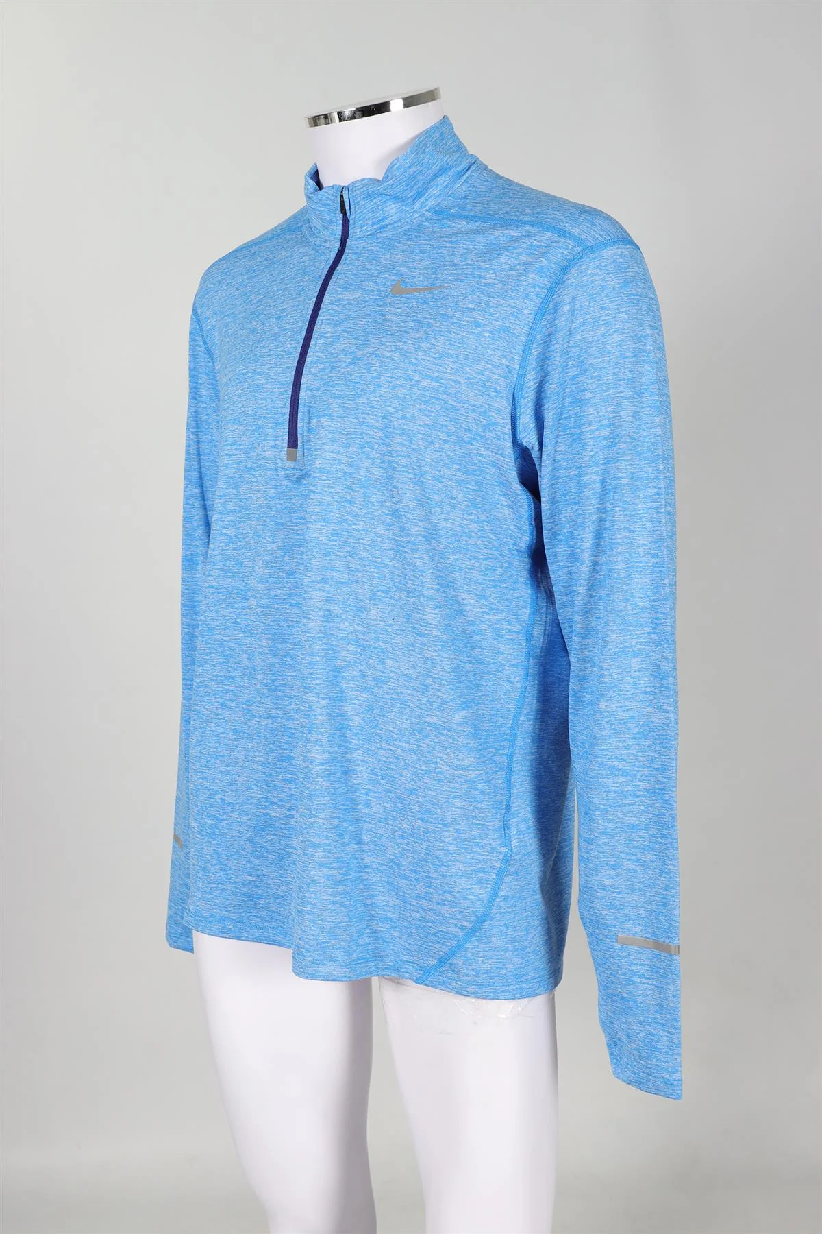 NIKE BLUE MEN'S JERSEY TOP LARGE - Image 3