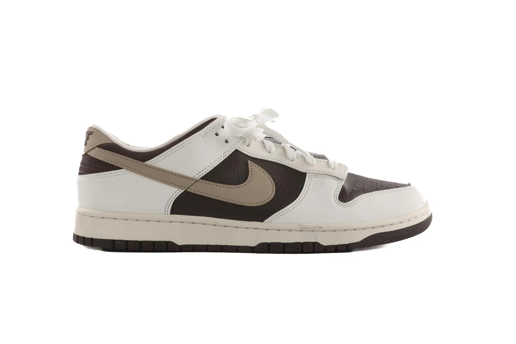 NIKE BROWN DUNK NEXT NATURE SUMMIT WHITE BAROQUE BROWN MEN'S LEATHER SNEAKERS EU 47.5 UK 12 US 13 - Image 2