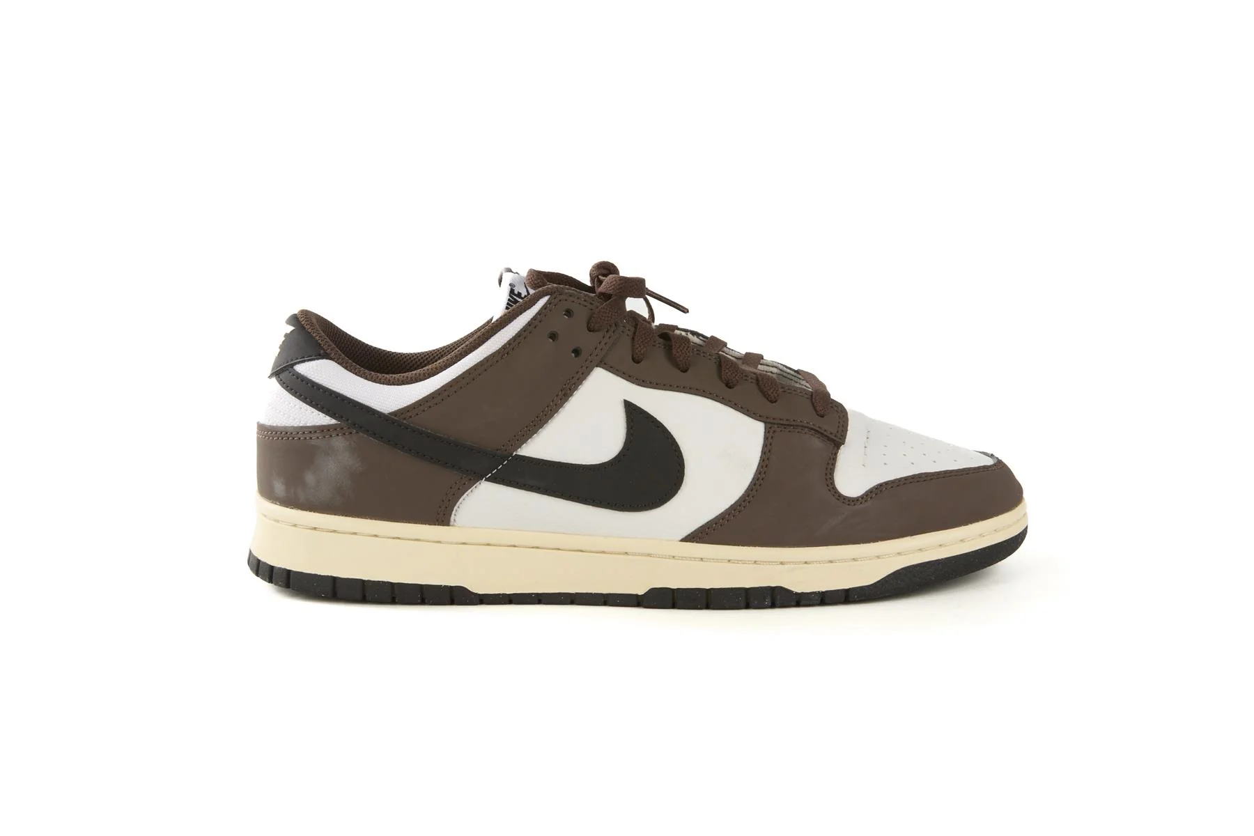 NIKE BROWN MEN'S DUNK NEXT NATURE BAROQUE BROWN LEATHER SNEAKERS EU 47.5 UK 12 US 13 - Image 2
