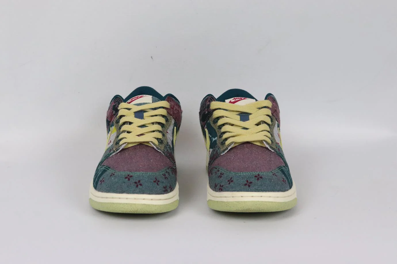 NIKE DUNK LOW COMMUNITY GARDEN CANVAS SNEAKERS EU 38.5 UK 5.5 US 6 - Image 3