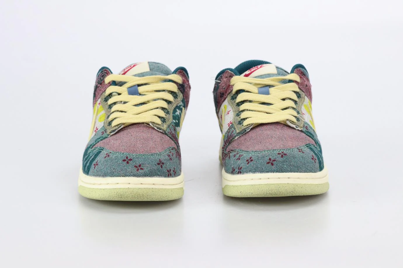 NIKE DUNK LOW COMMUNITY GARDEN CANVAS SNEAKERS EU 38.5 UK 5.5 US 6 - Image 3