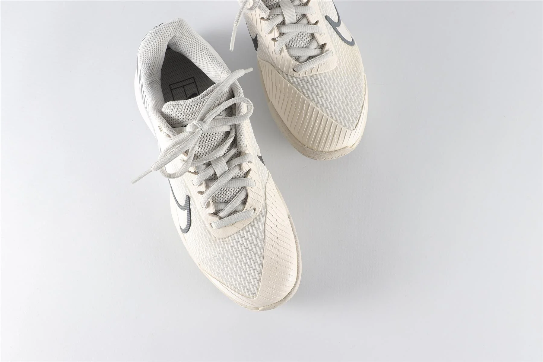 NIKE ECRU VAPOR PRO MESH SNEAKERS EU 38.5 UK 5 US 7.5 - Image 4