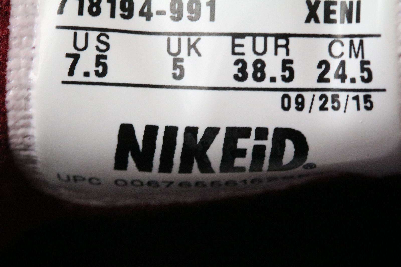 NIKE FREE 5.0 BURGUNDY TRAINERS EU 38.5 UK 5 US 7.5 - Image 8