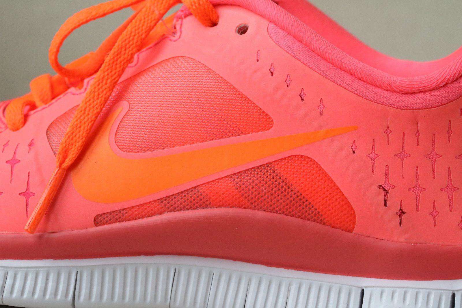 NIKE FREE 5.0 ORANGE TRAINERS EU 39 UK 5.5 US 8 - Image 4