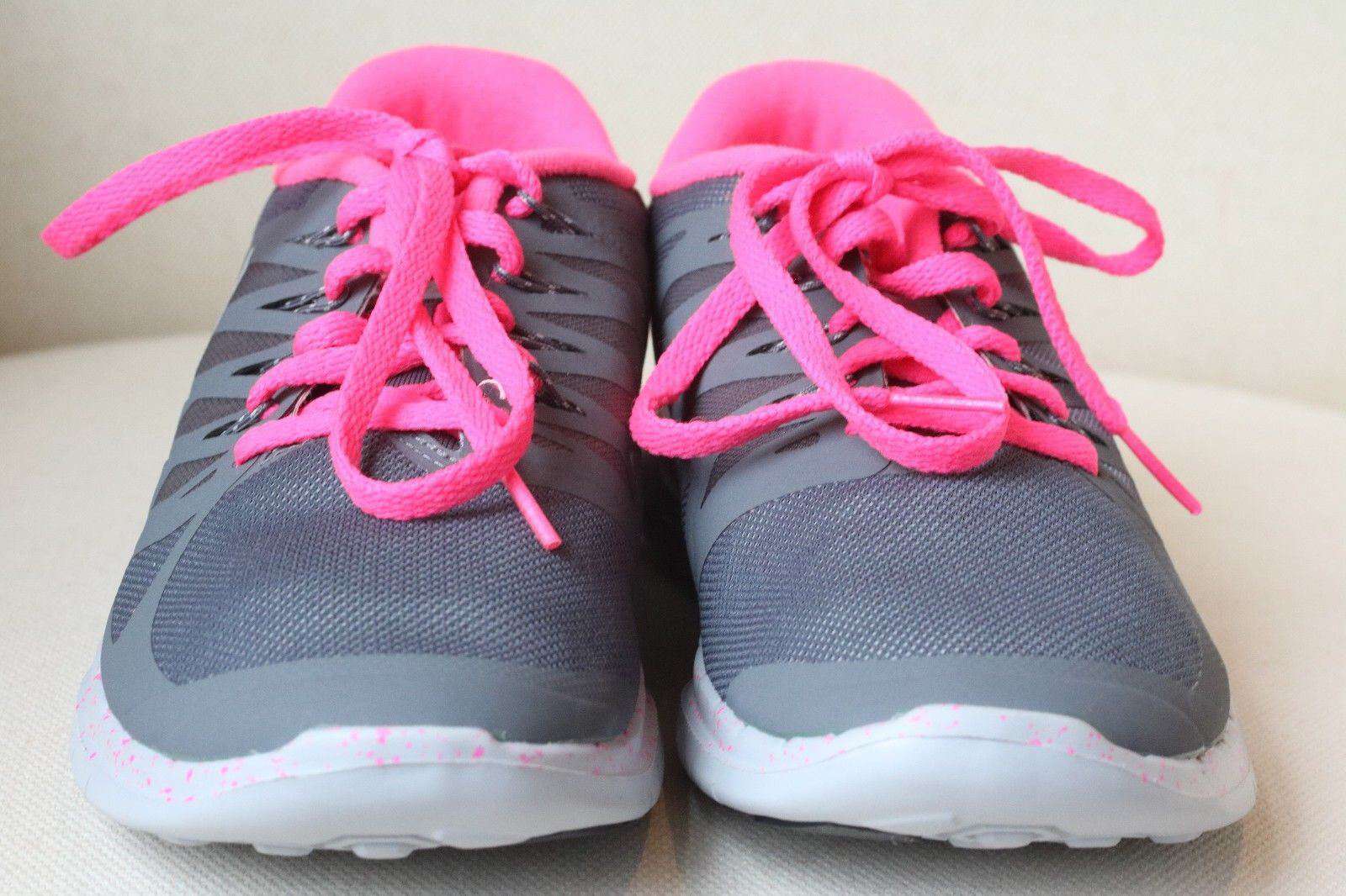 NIKE FREE 5.0 PINK/GREY H2O REPEL TRAINERS 38.5 UK 5 US 7.5 - Image 2