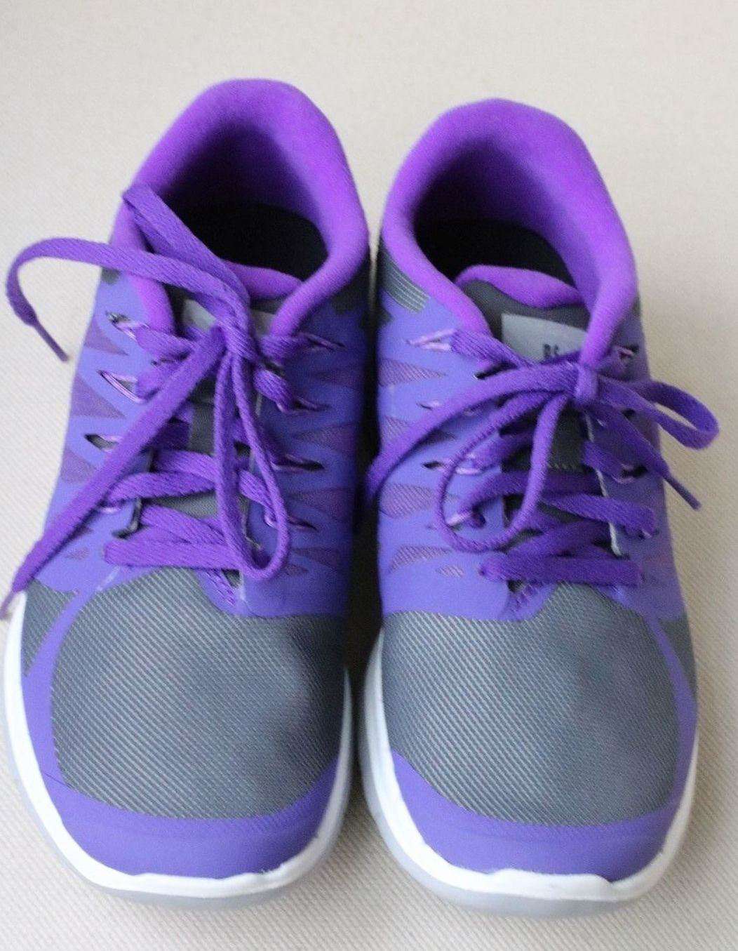 NIKE FREE 5.0 PURPLE ZEBRA TRAINERS EU 38.5 UK 5 US 7.5 - Image 2