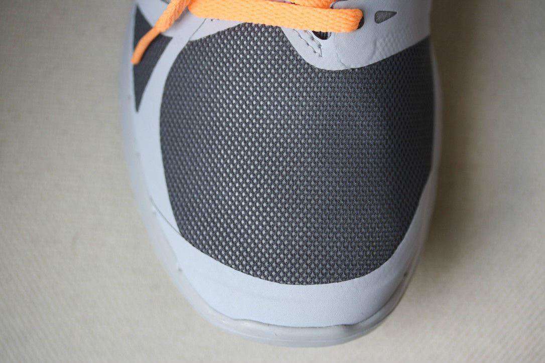 NIKE FREE 5.0 SHIELD ID GREY ORANGE TRAINERS 38 UK 4.5 US 7 - Image 4