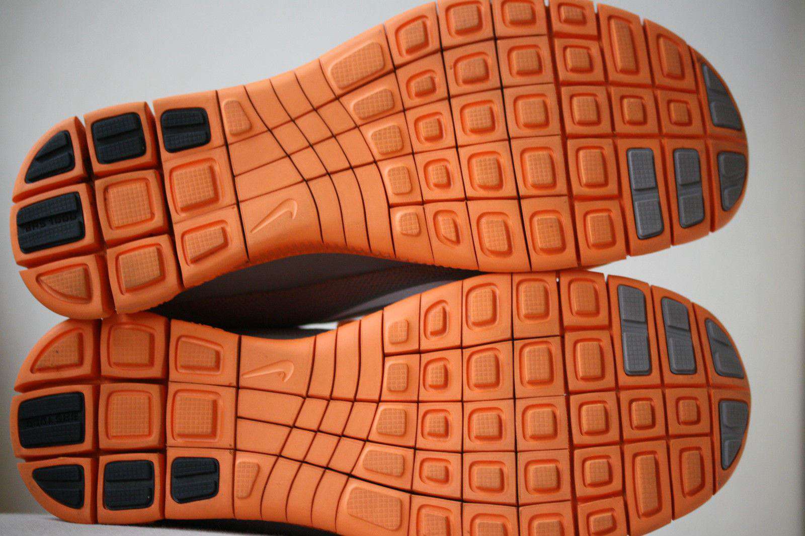 NIKE FREE RUNNING 4.0 V3 GREY CITRUS TRAINERS 38.5 UK 5 US 7.5 - Image 10