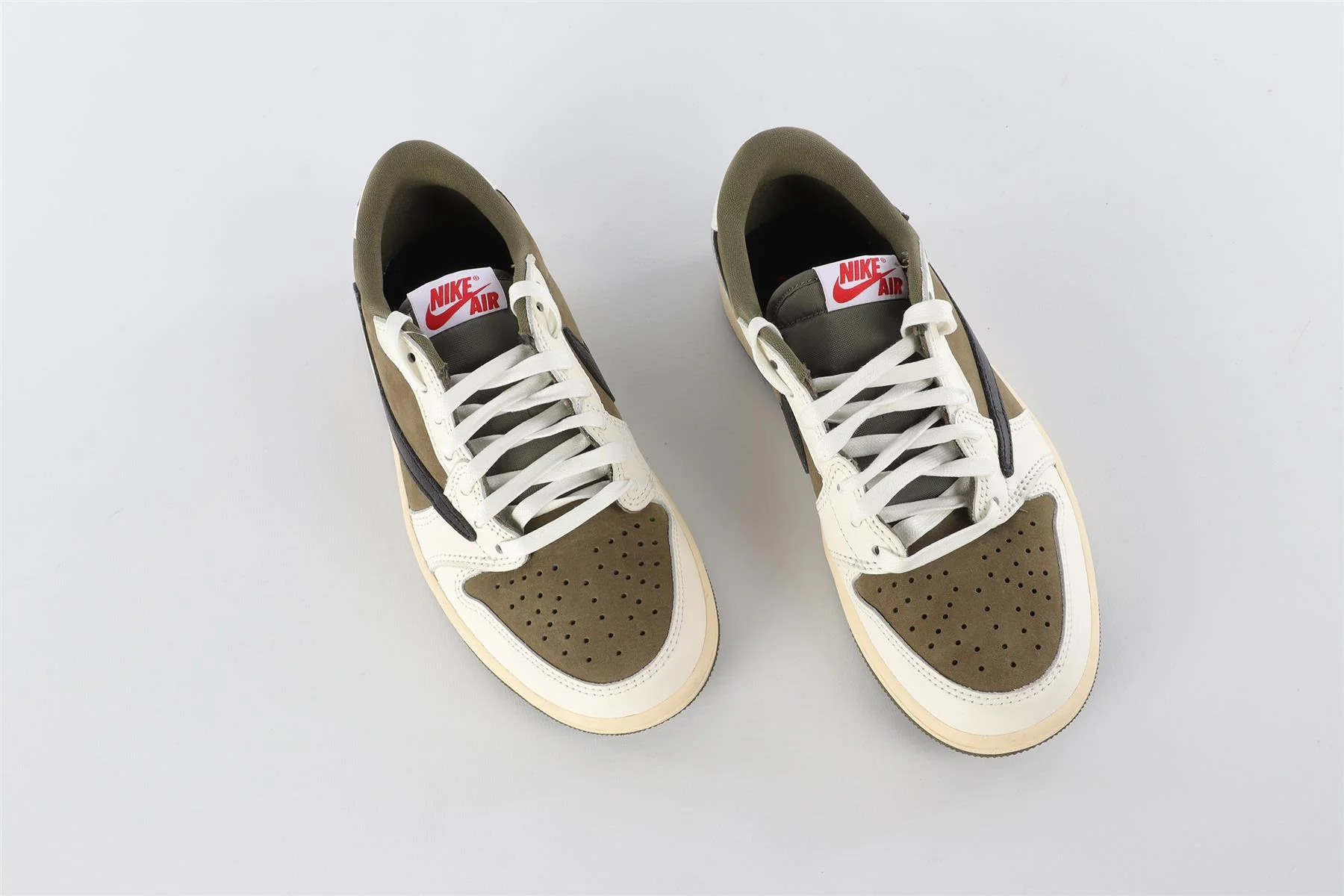 NIKE GREEN LEATHER TRAINERS EU 37 UK 4 US 6.5 - Image 4