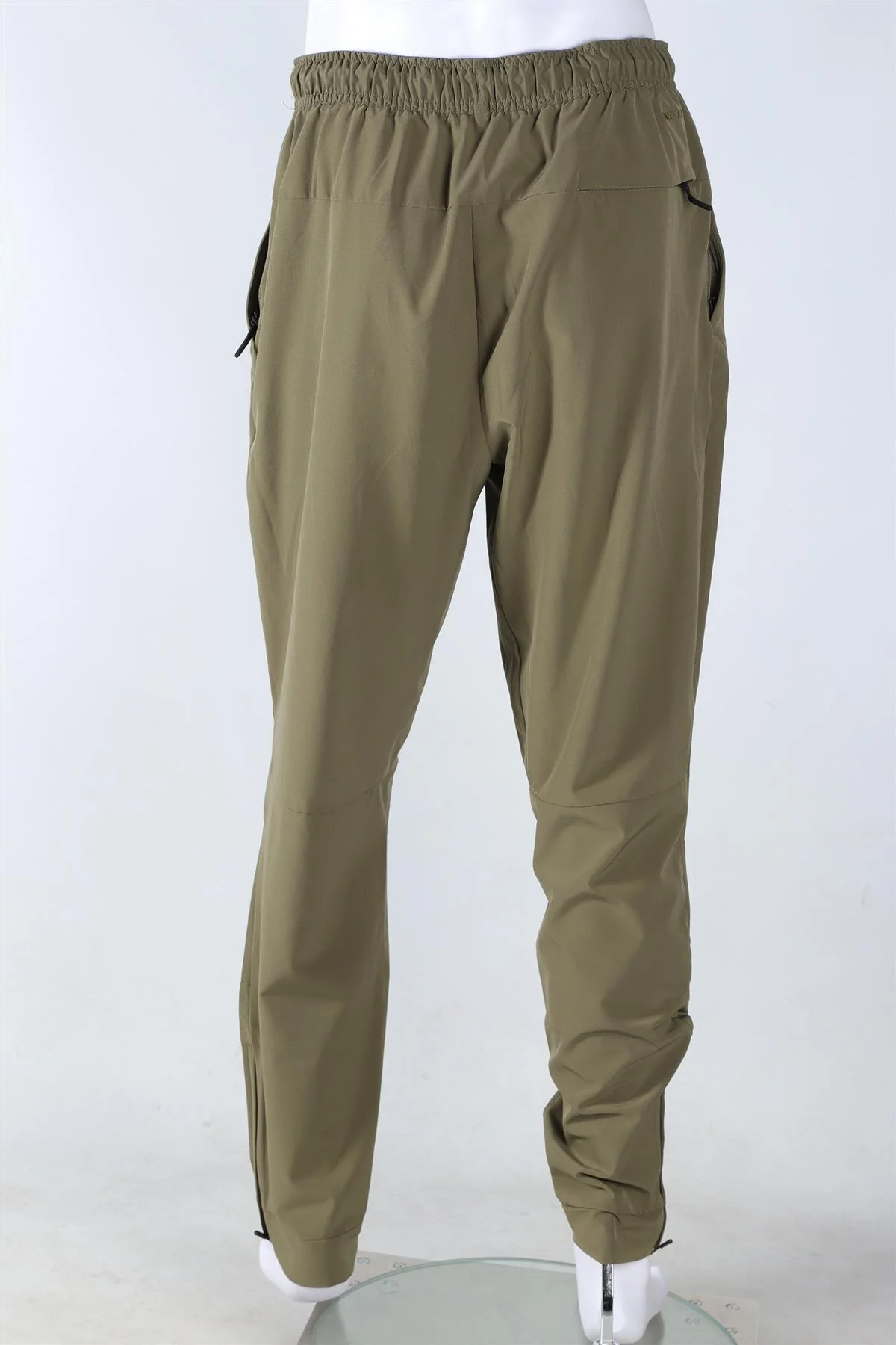 NIKE GREEN SHELL TRACK PANTS LARGE - Image 4