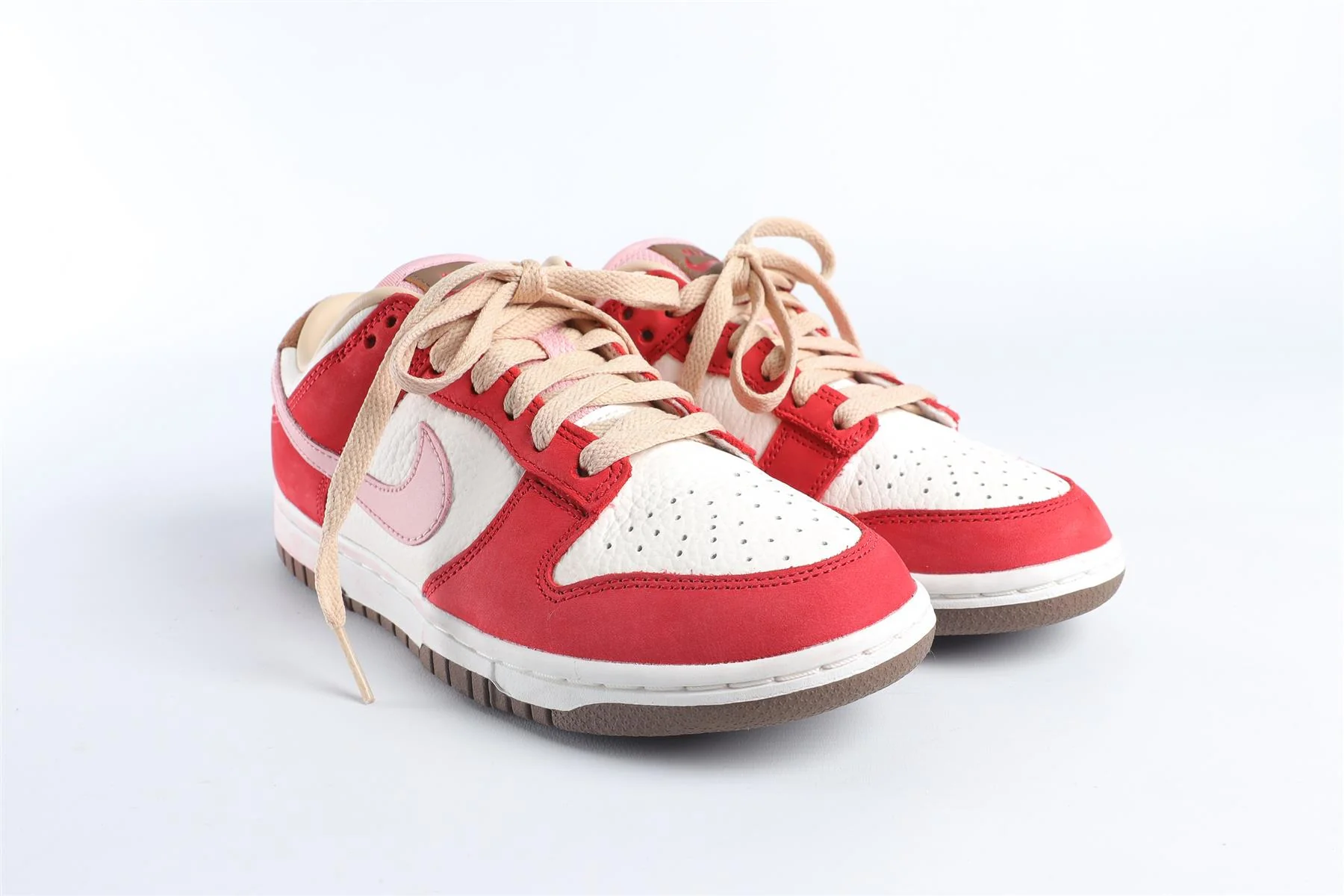 NIKE GREY KIDS LEATHER SNEAKERS EU 35 UK 2.5 US 3 - Image 2