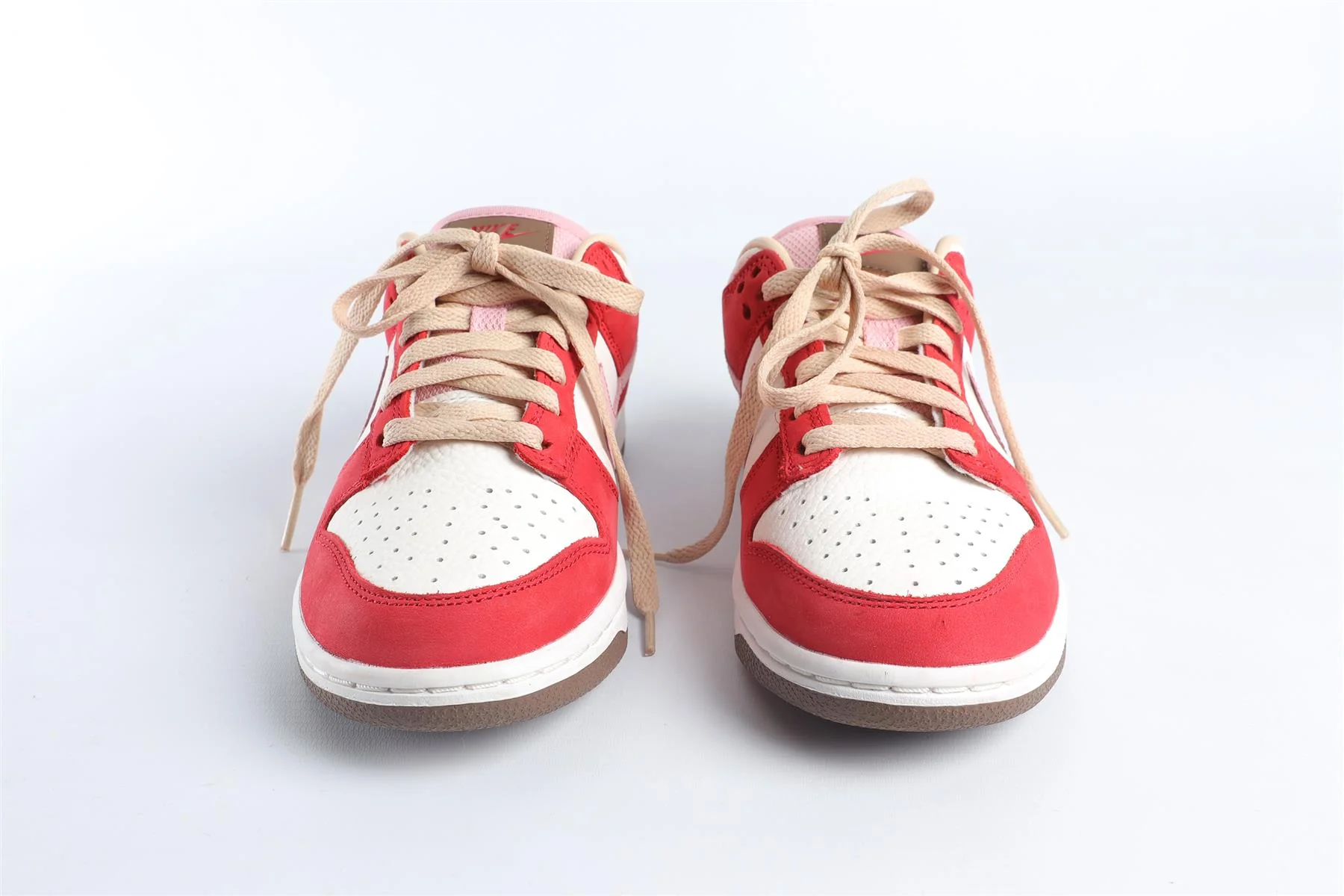 NIKE GREY KIDS LEATHER SNEAKERS EU 35 UK 2.5 US 3 - Image 3
