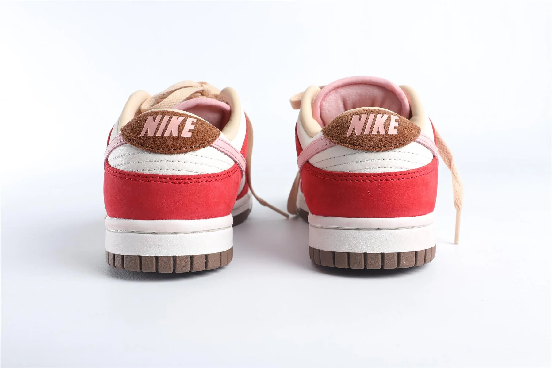 NIKE GREY KIDS LEATHER SNEAKERS EU 35 UK 2.5 US 3 - Image 5