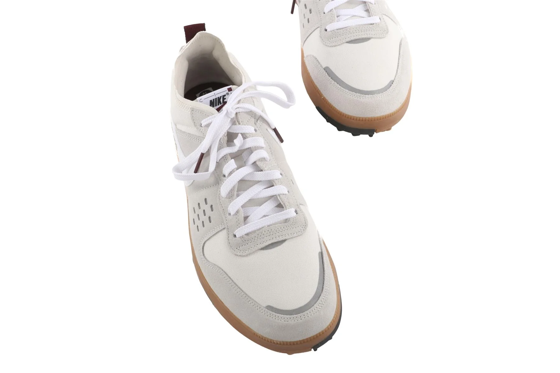 NIKE GREY MEN'S C1TY VAST GREY PHANTOM GUM CANVAS SNEAKERS EU 47.5 UK 12 US 13 - Image 4