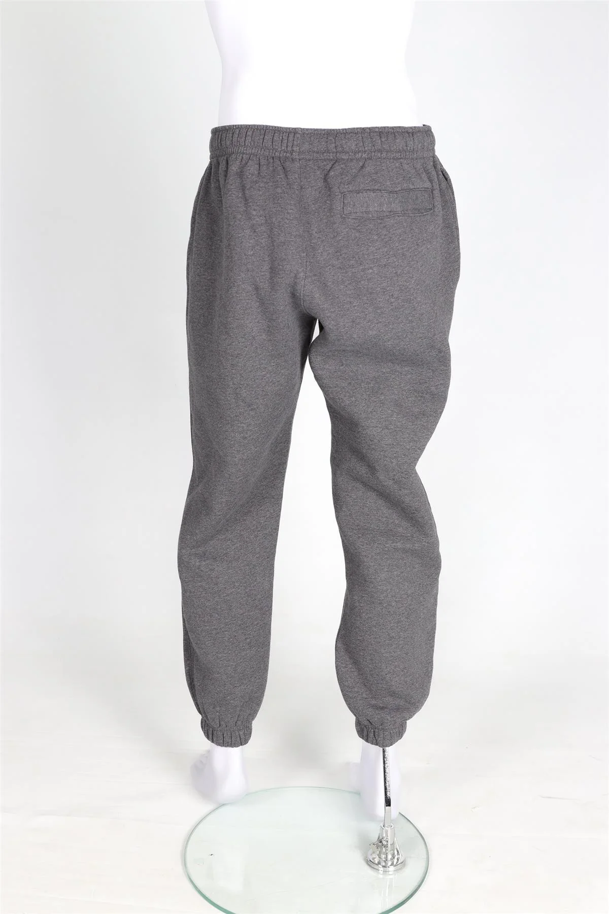NIKE GREY MEN'S COTTON TRACK PANTS MEDIUM - Image 4