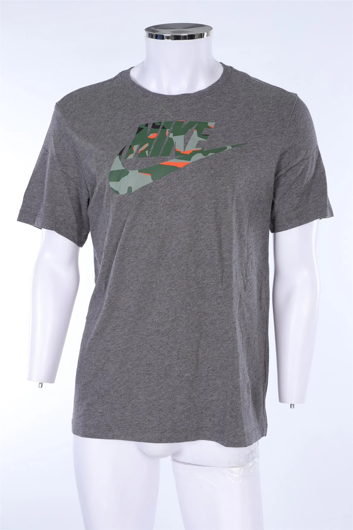 NIKE GREY MEN'S T-SHIRT MEDIUM - Image 2