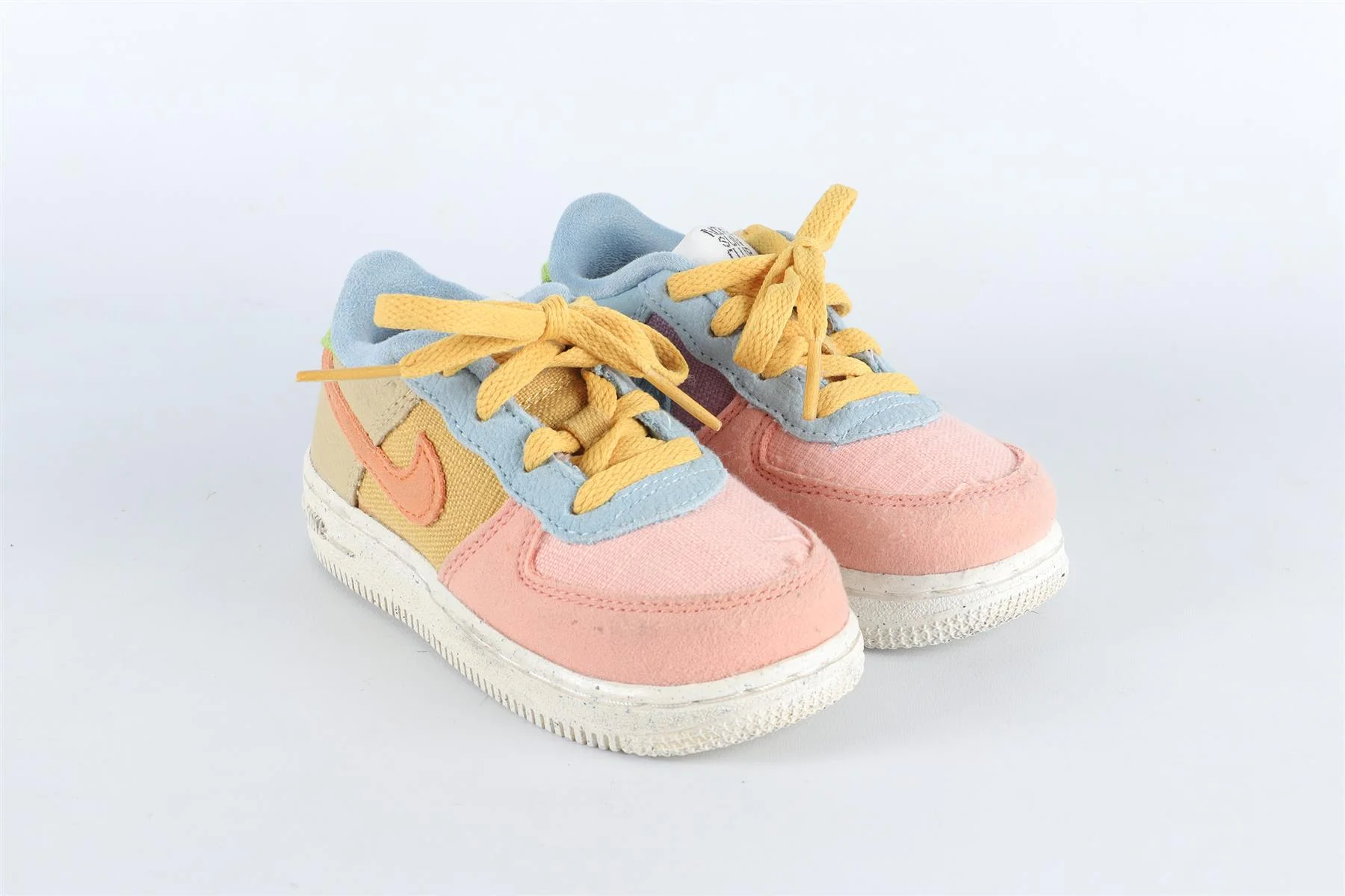NIKE MULTICOLOURED KIDS AIR FORCE 1 SUN CLUB SNEAKERS EU 25 UK 7.5 US 8 - Image 2