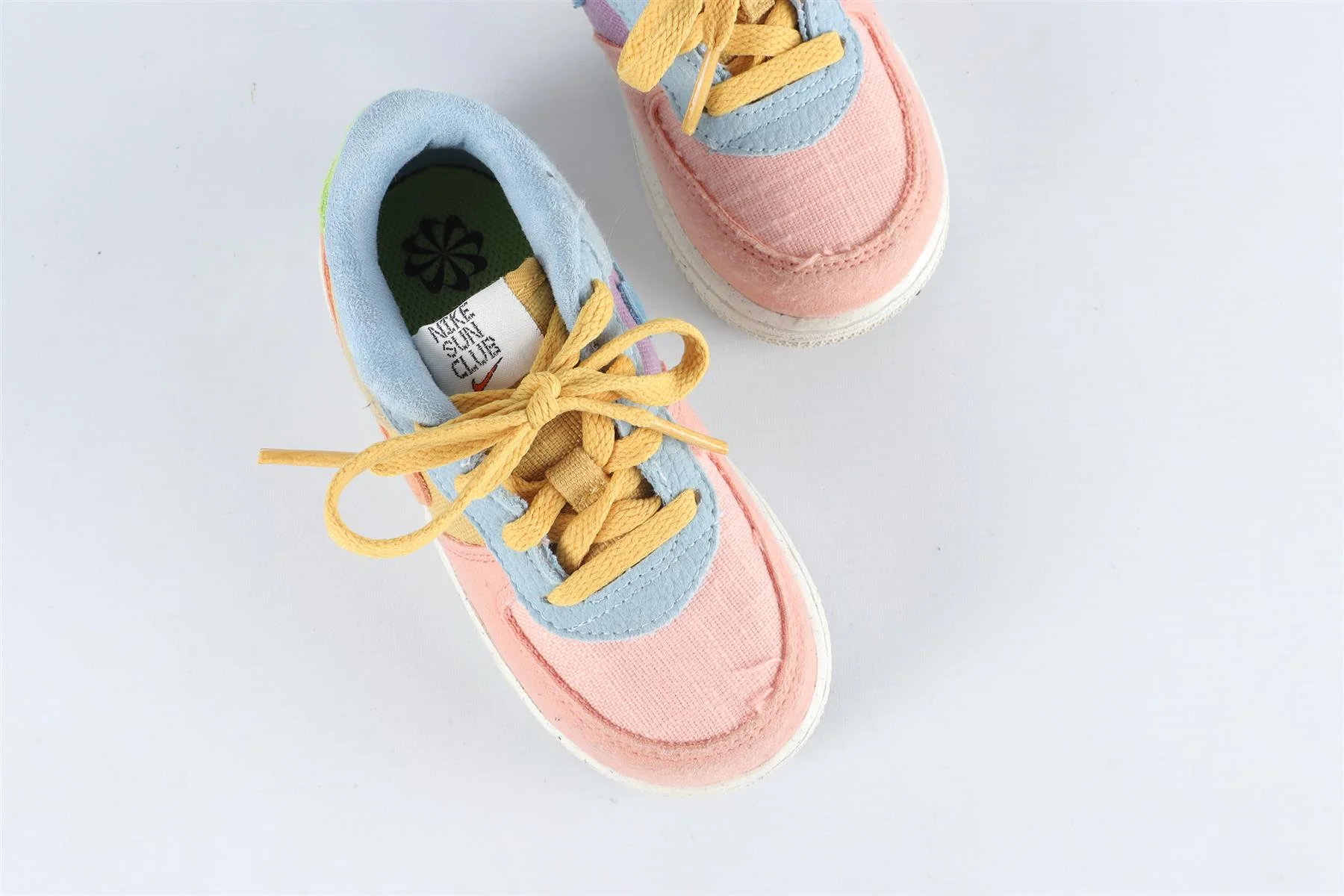 NIKE MULTICOLOURED KIDS AIR FORCE 1 SUN CLUB SNEAKERS EU 25 UK 7.5 US 8 - Image 4