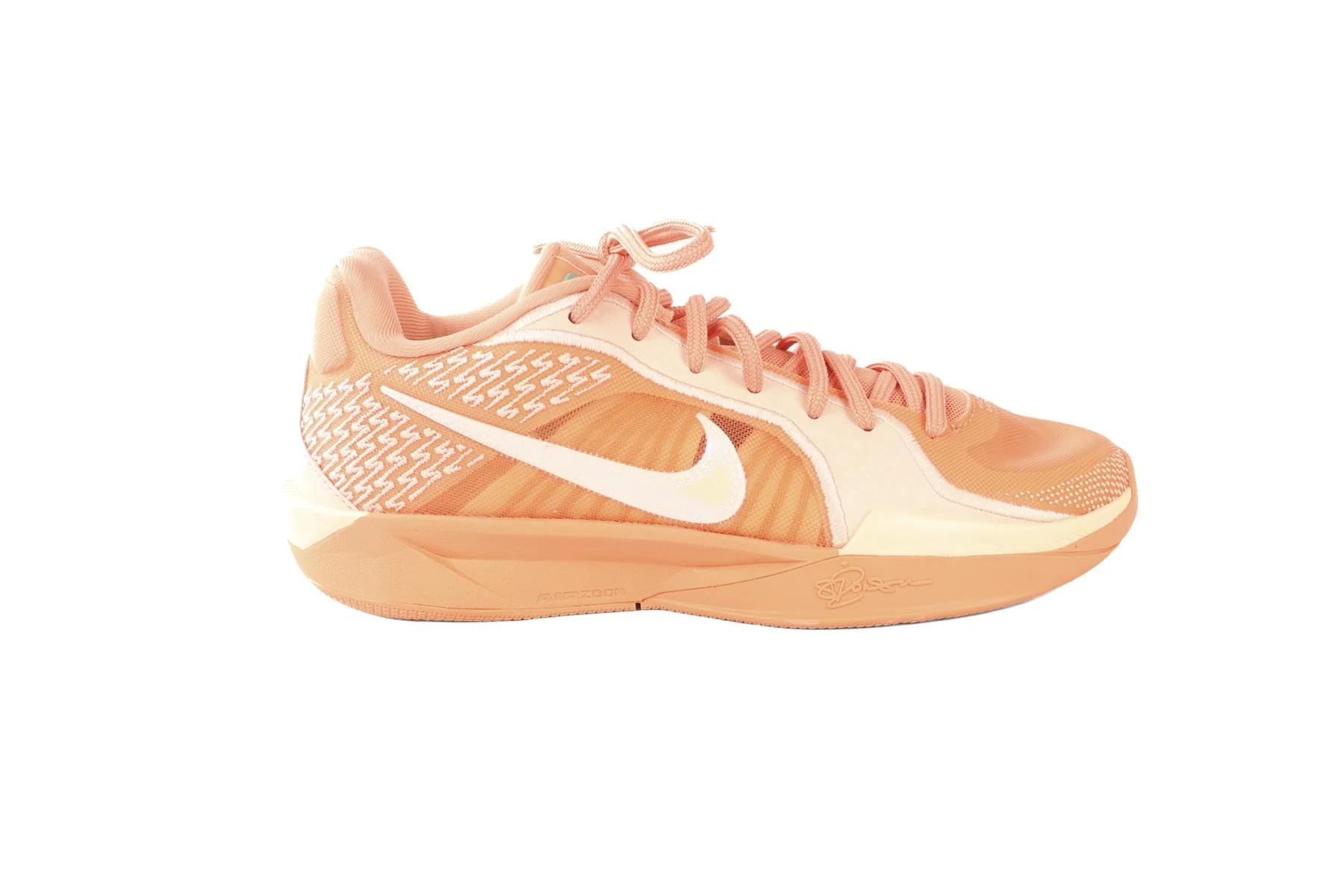NIKE ORANGE SABRINA 2 APRICOT AGATE SNEAKERS EU 38 UK 4.5 US 7 - Image 2