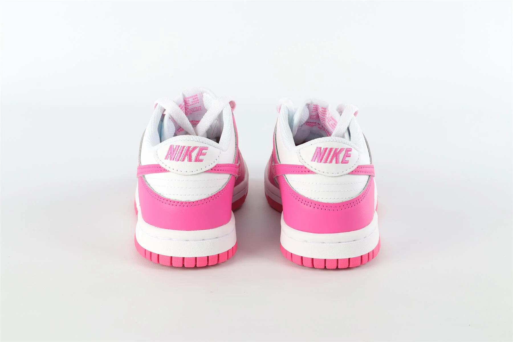 NIKE PINK LEATHER TRAINERS EU 37 UK 4 US 6.5 - Image 5