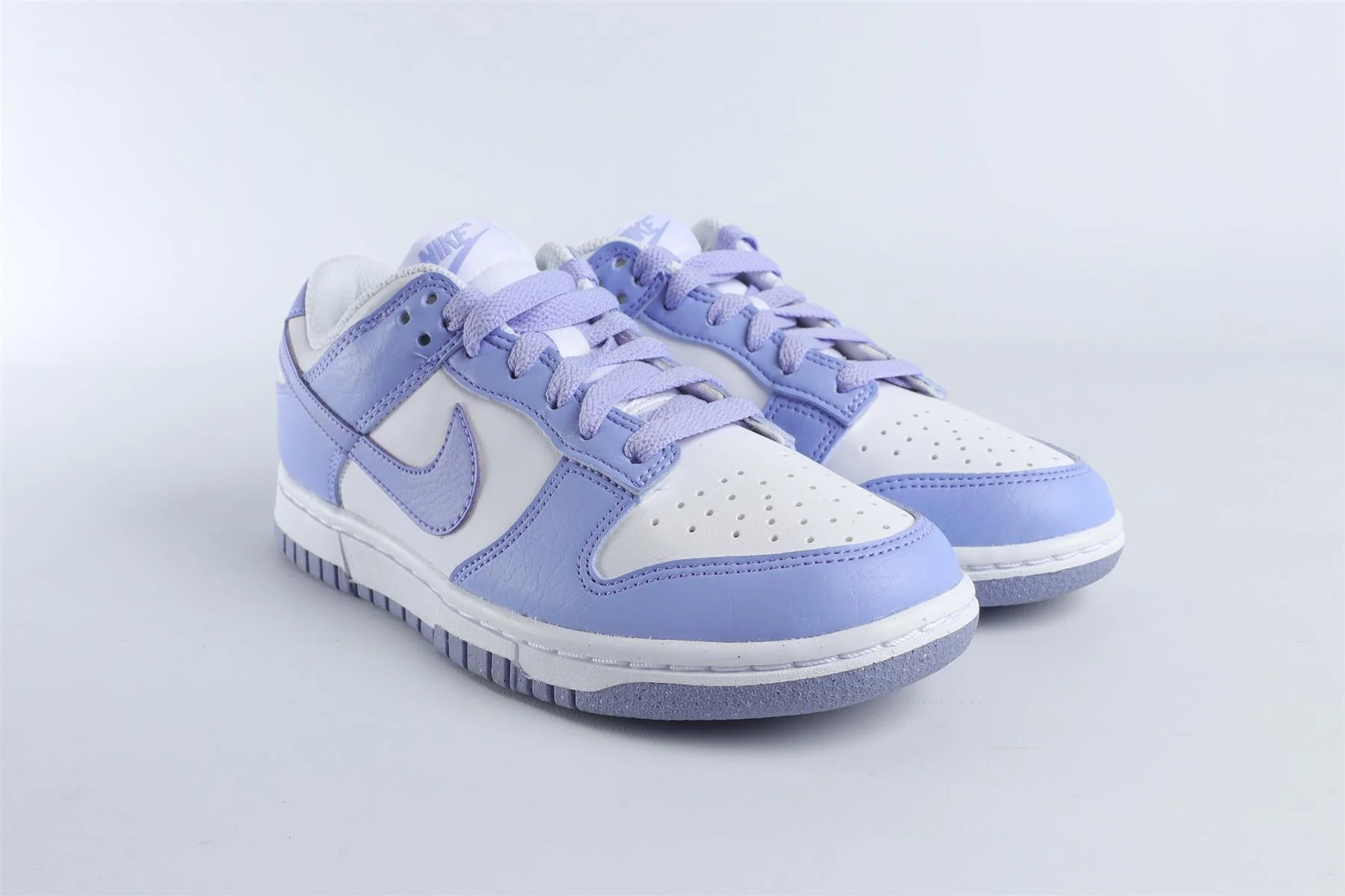 NIKE PURPLE KIDS LEATHER SNEAKERS EU 35.5 UK 3 US 3.5 - Image 2