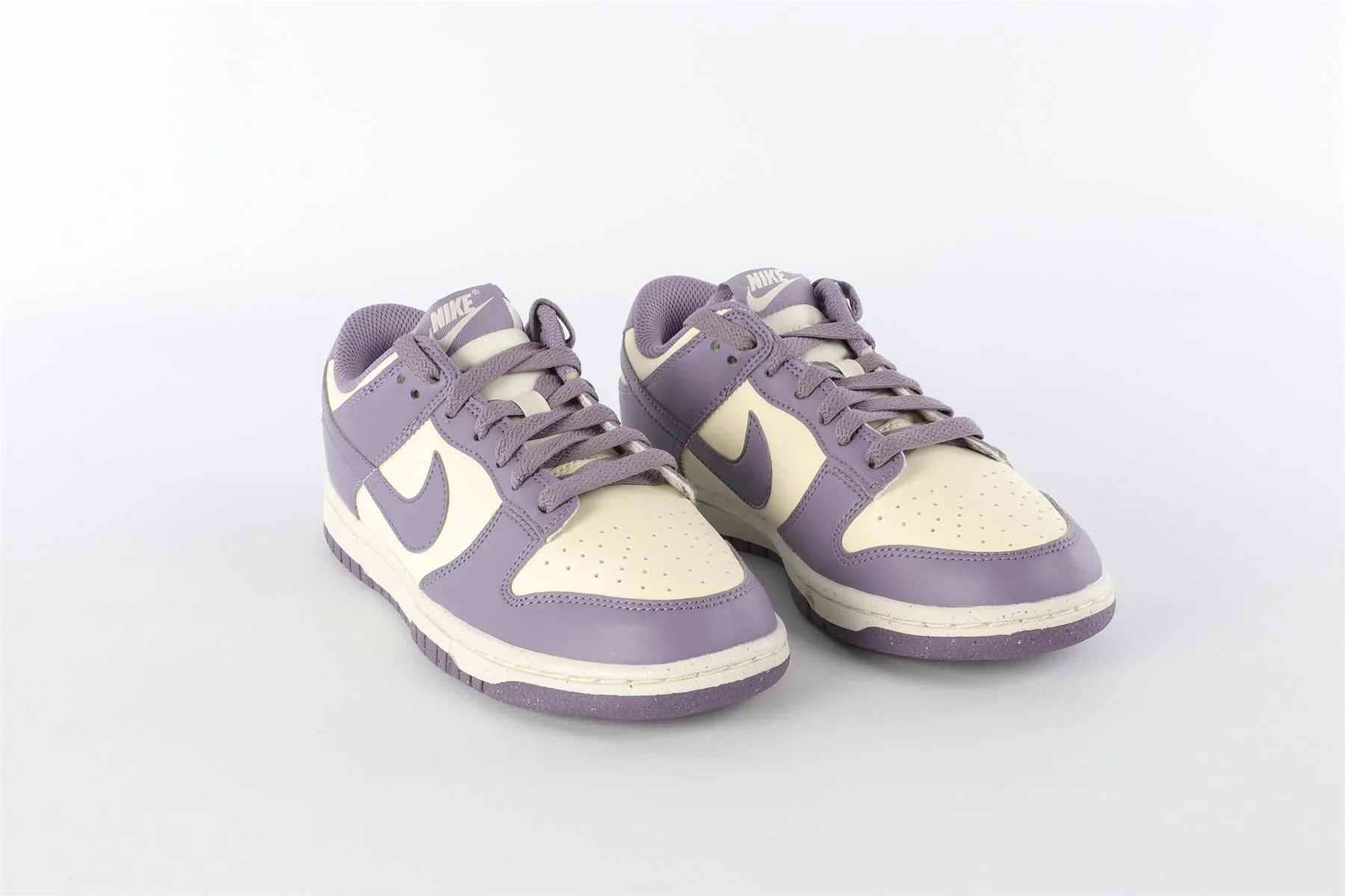 NIKE PURPLE LEATHER TRAINERS EU 35.5 UK 3 US 5 - Image 2