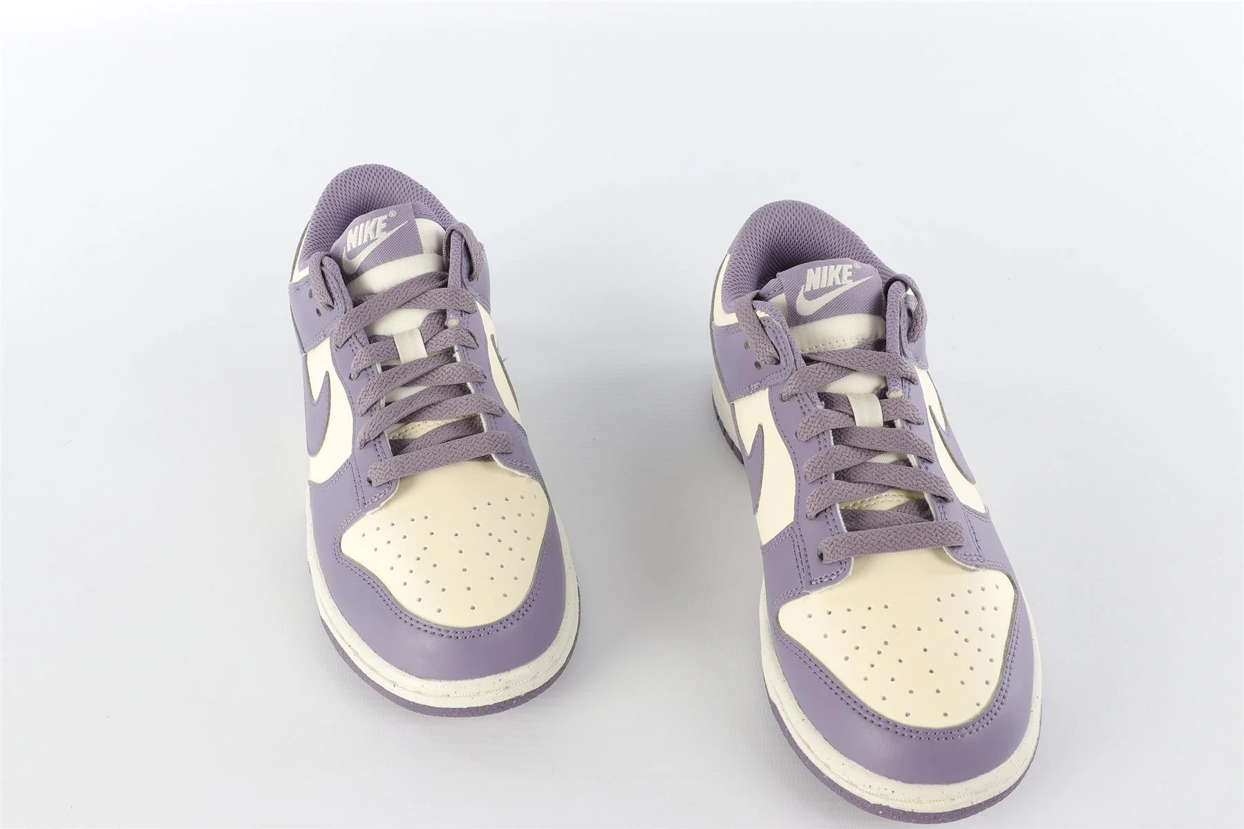 NIKE PURPLE LEATHER TRAINERS EU 35.5 UK 3 US 5 - Image 4