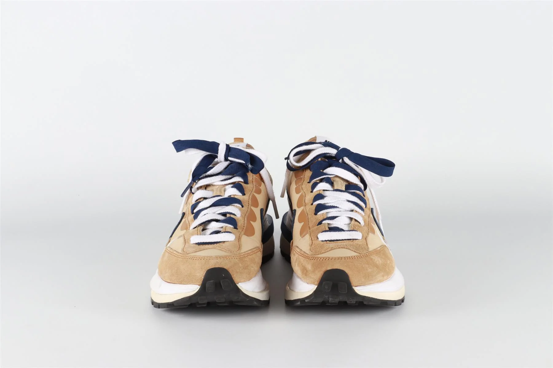 NIKE + SACAI VAPORWAFFLE TAN NAVY SNEAKERS EU 39 UK 6 US 6.5 - Image 3