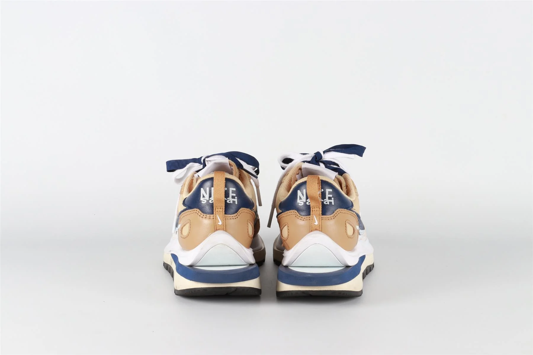 NIKE + SACAI VAPORWAFFLE TAN NAVY SNEAKERS EU 39 UK 6 US 6.5 - Image 5