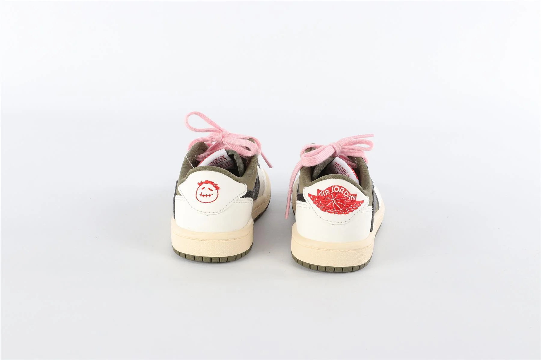 NIKE + TRAVIS SCOTT GIRLS AIR JORDAN REVERSE MEDIUM OLIVE SNEAKERS EU 29 UK 10.5 US 11.5 - Image 5