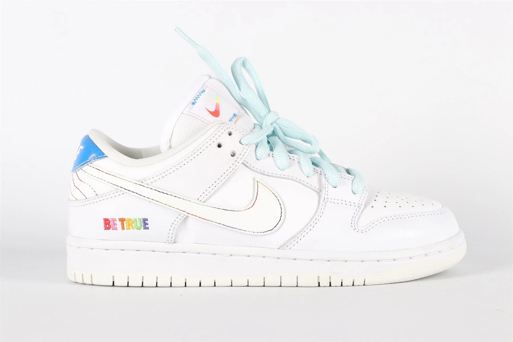 NIKE WHITE DUNK BE TRUE SNEAKERS EU 38.5 UK 5.5 US 6 - Image 2