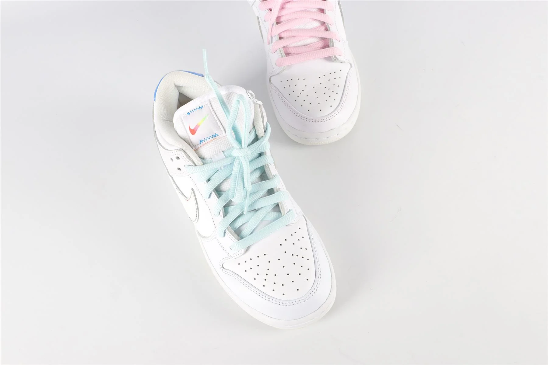 NIKE WHITE DUNK BE TRUE SNEAKERS EU 38.5 UK 5.5 US 6 - Image 4