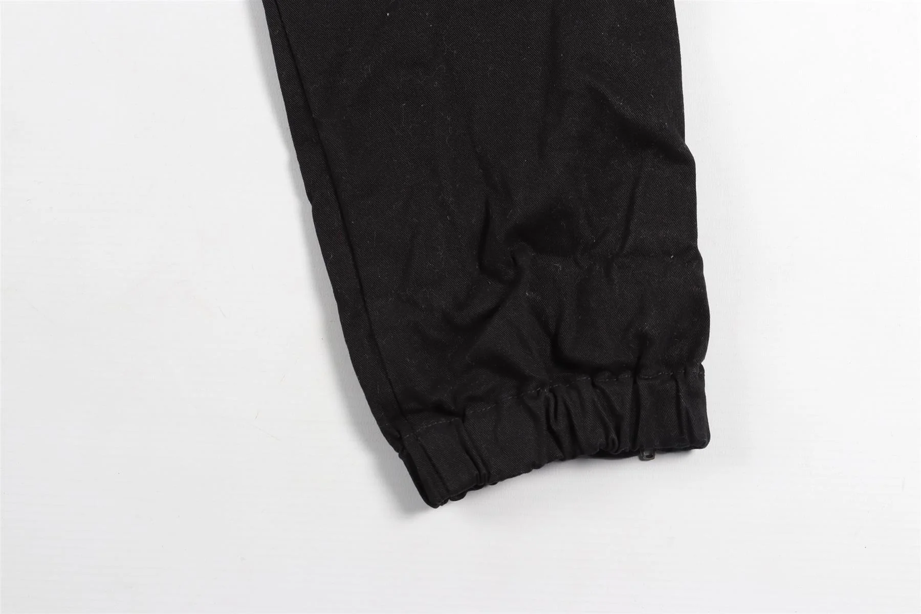 NILI LOTAN BLACK COTTON TAPERED PANTS W25 UK 6-8 - Image 5