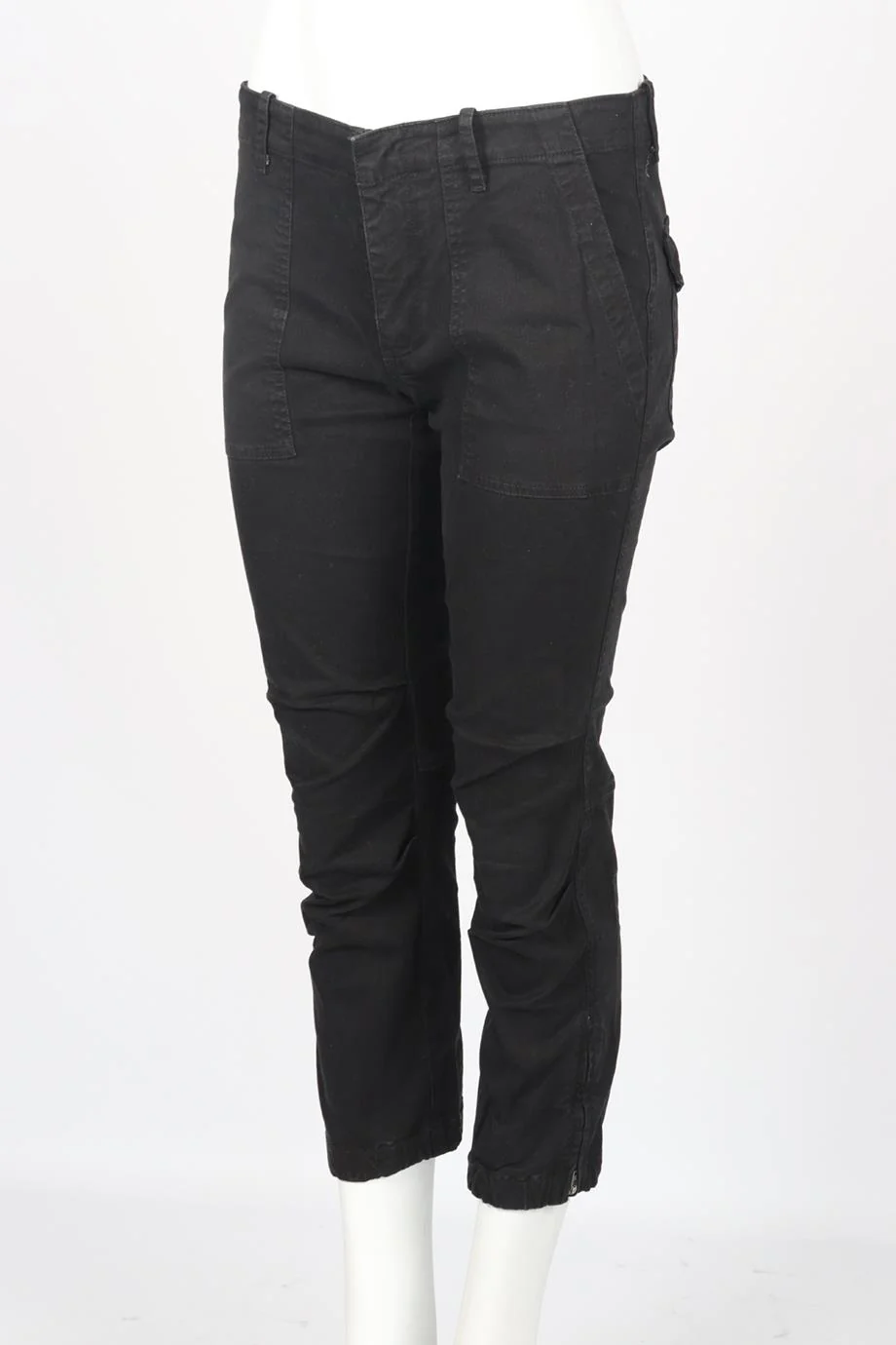 NILI LOTAN COTTON BLEND TAPERED PANTS US 4 UK 8 - Image 3