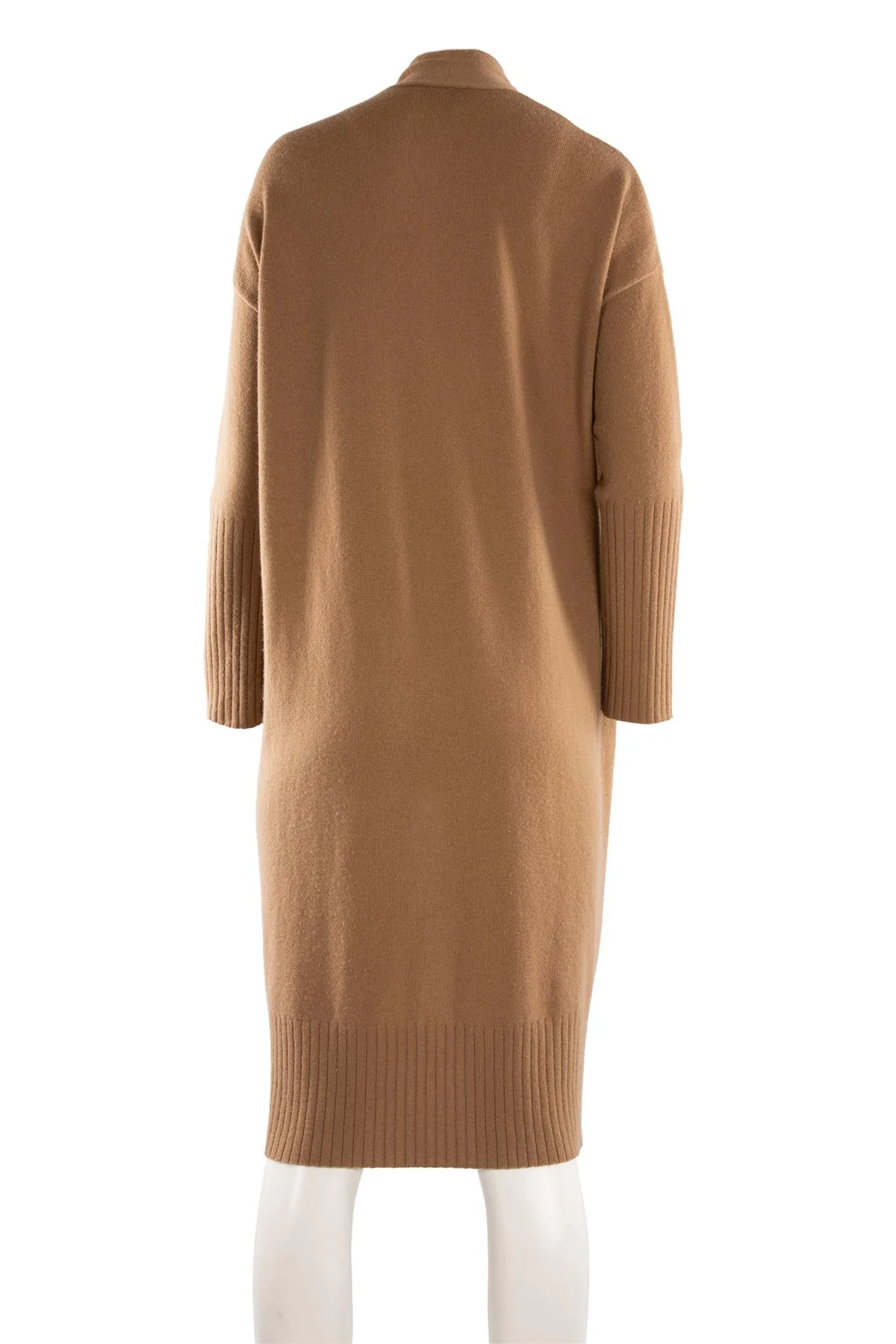 NILI LOTAN TAN CASHMERE CARDIGAN ONE SIZE - Image 3
