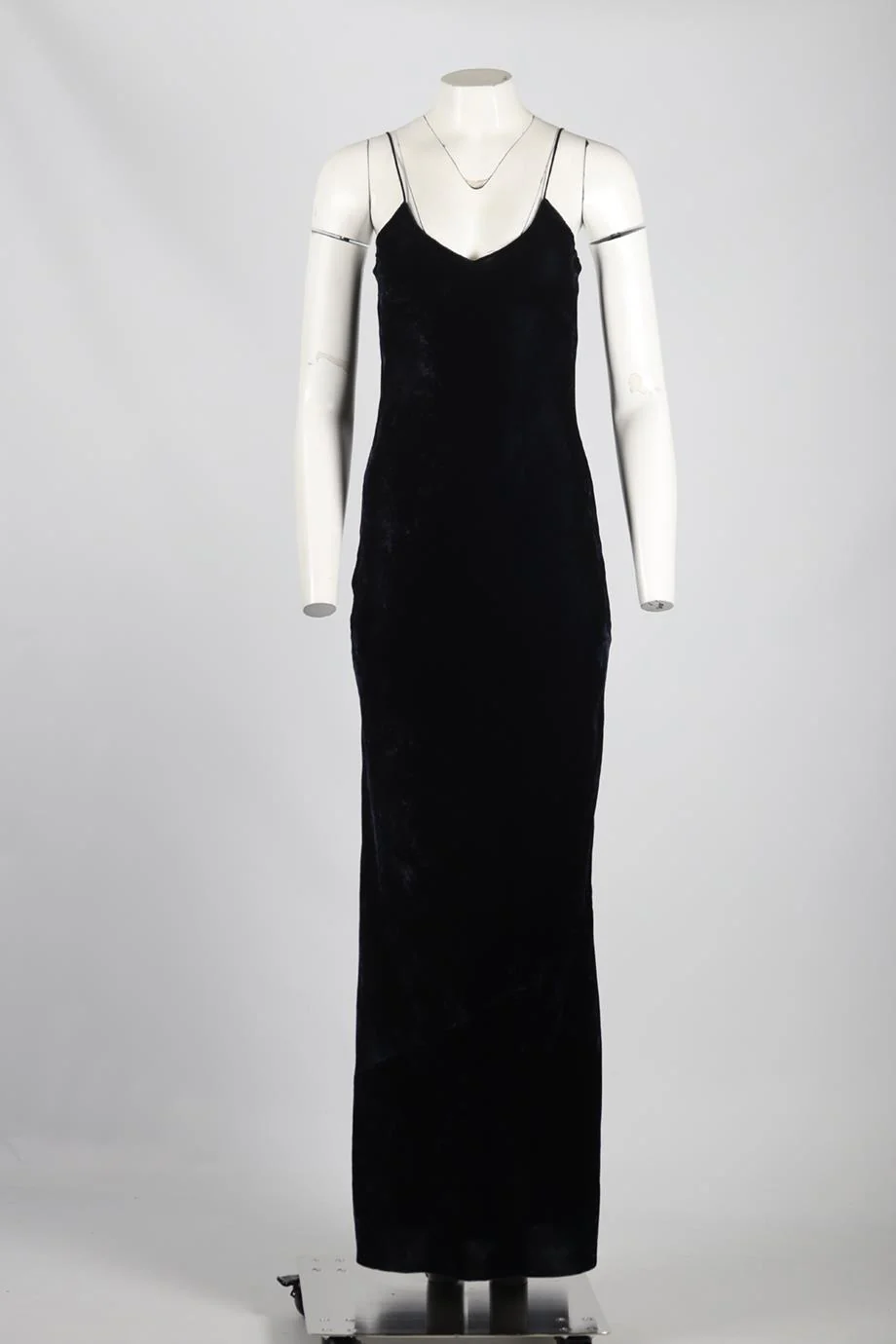 NILI LOTAN VELVET MAXI DRESS XSMALL - Image 2