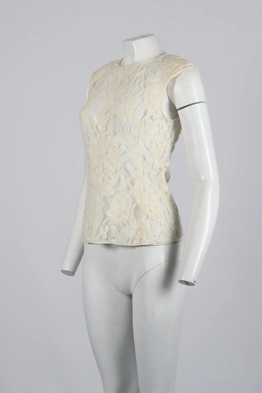 NINA RICCI LACE WOOL BLEND TOP FR 40 UK 12 - Image 3