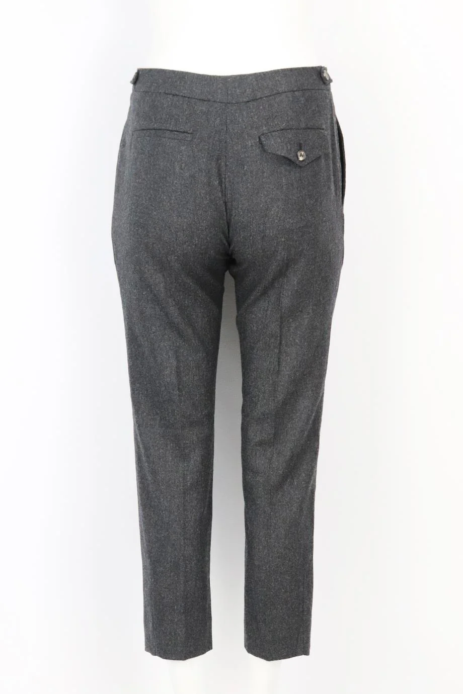 NINA RICCI WOOL AND CASHMERE BLEND STRAIGHT LEG PANTS FR 36 UK 8 - Image 4