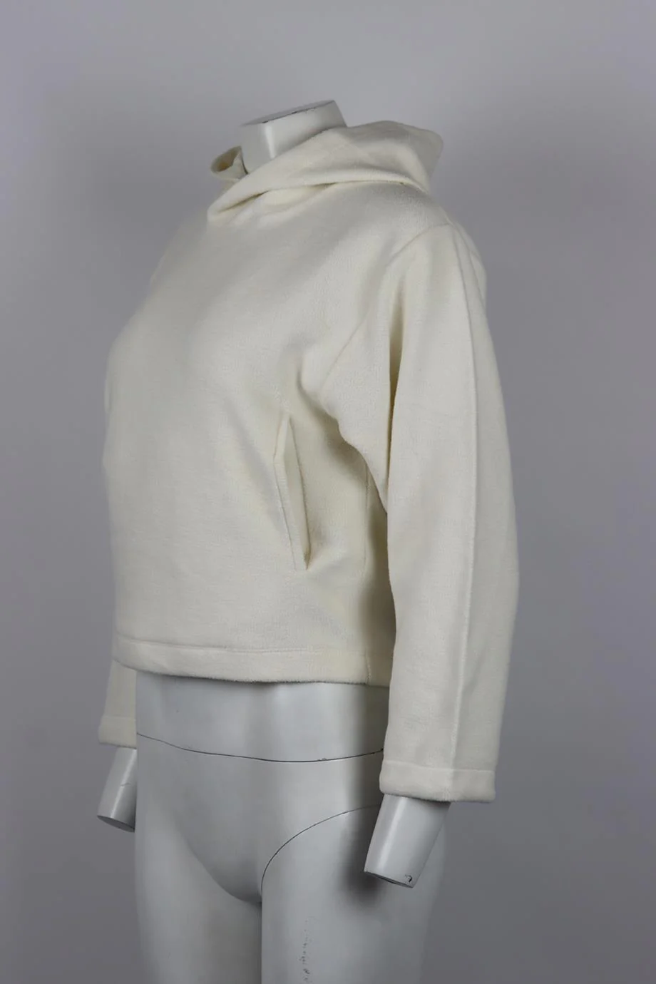NINETY PERCENT COTTON FLEECE HOODIE XSMALL - Image 3