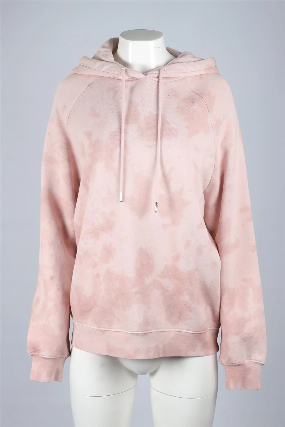NINETY PERCENT PINK COTTON HOODIE SMALL - Image 2