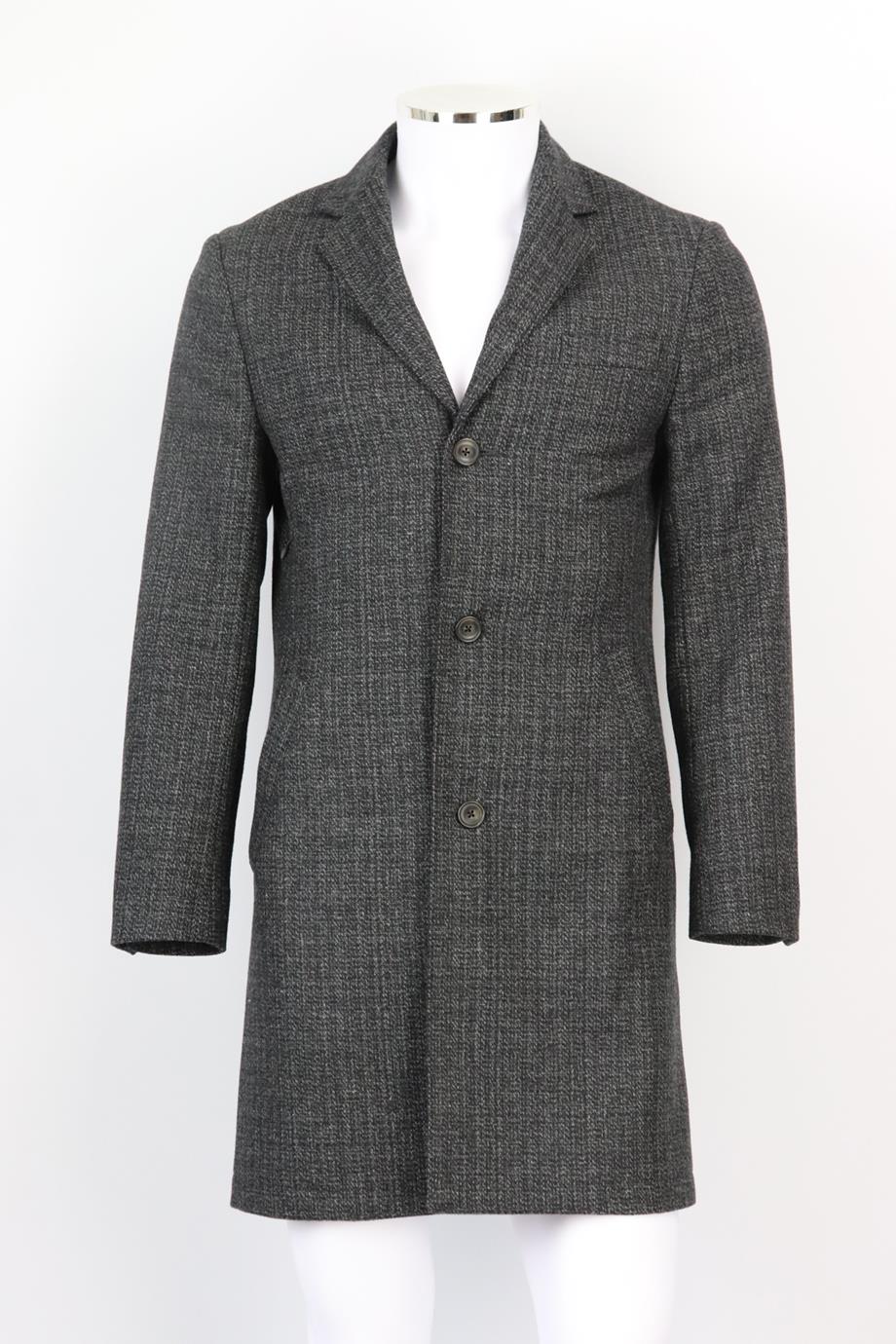 NN07 MEN'S WOOL AND CASHMERE BLEND COAT IT 44 UK/US CHEST 34 - Image 2