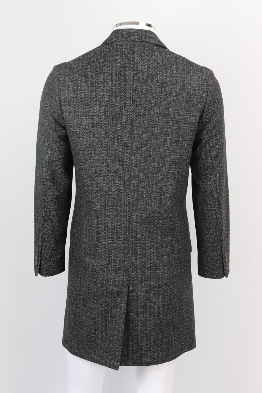 NN07 MEN'S WOOL AND CASHMERE BLEND COAT IT 44 UK/US CHEST 34 - Image 3