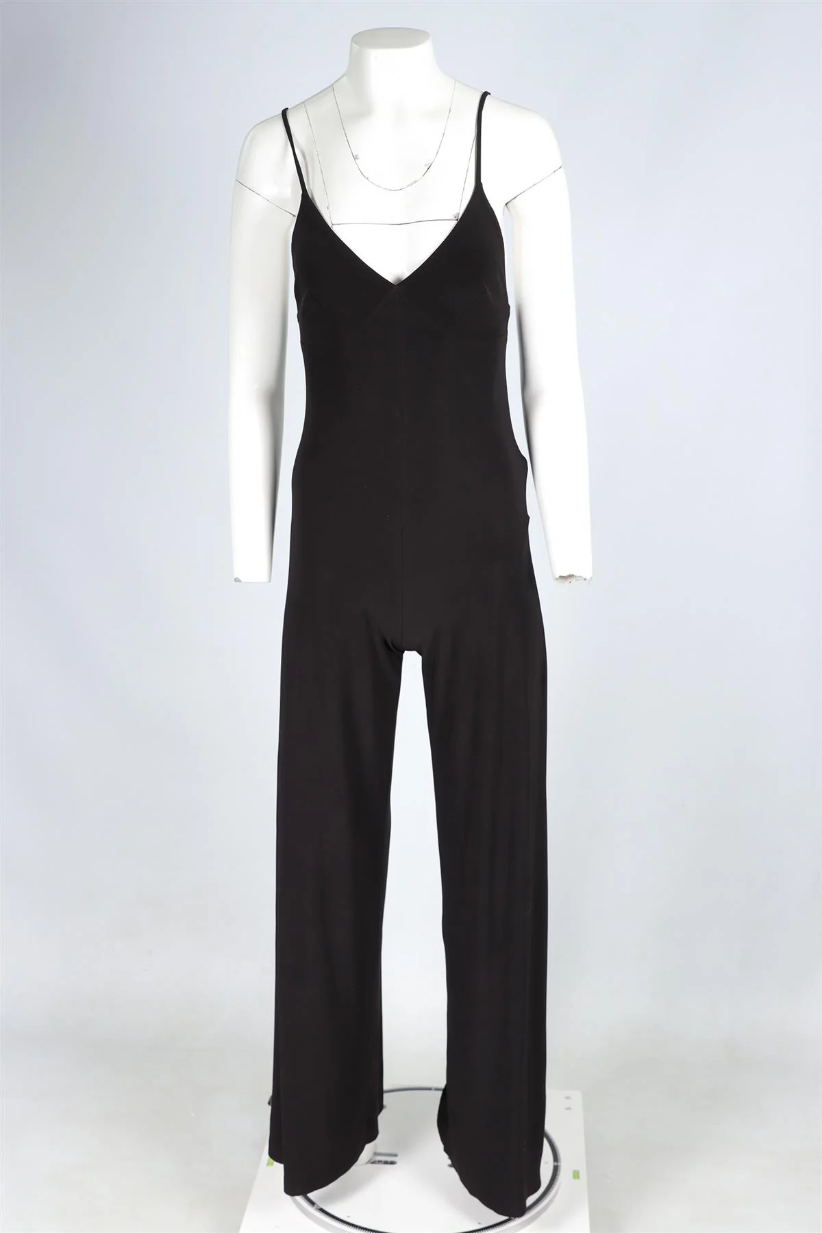 NORMA KAMALI BLACK JERSEY JUMPSUIT XSMALL - Image 2