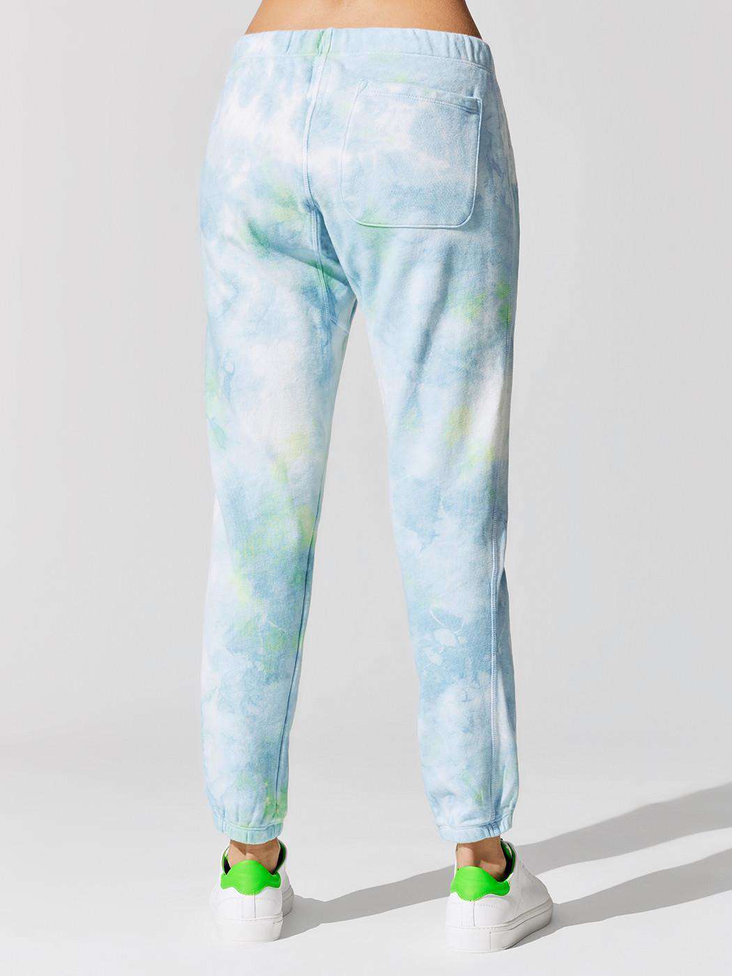 NSF DANICA TIE DYE COTTON JERSEY SWEATPANTS MEDIUM - Image 2