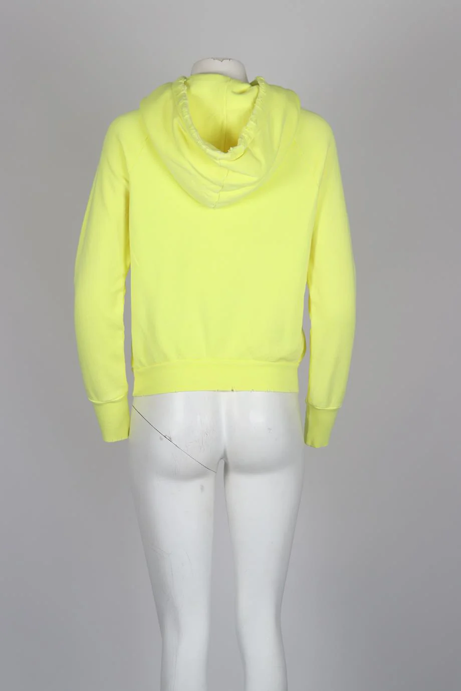 NSF DISTRESSED COTTON JERSEY HOODIE SMALL - Image 4