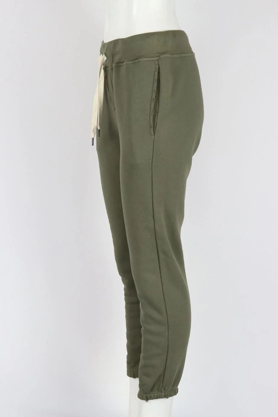 NSF DISTRESSED COTTON JERSEY TRACK PANTS MEDIUM - Image 3